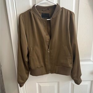 Banana Republic Olive Bomber Jacket